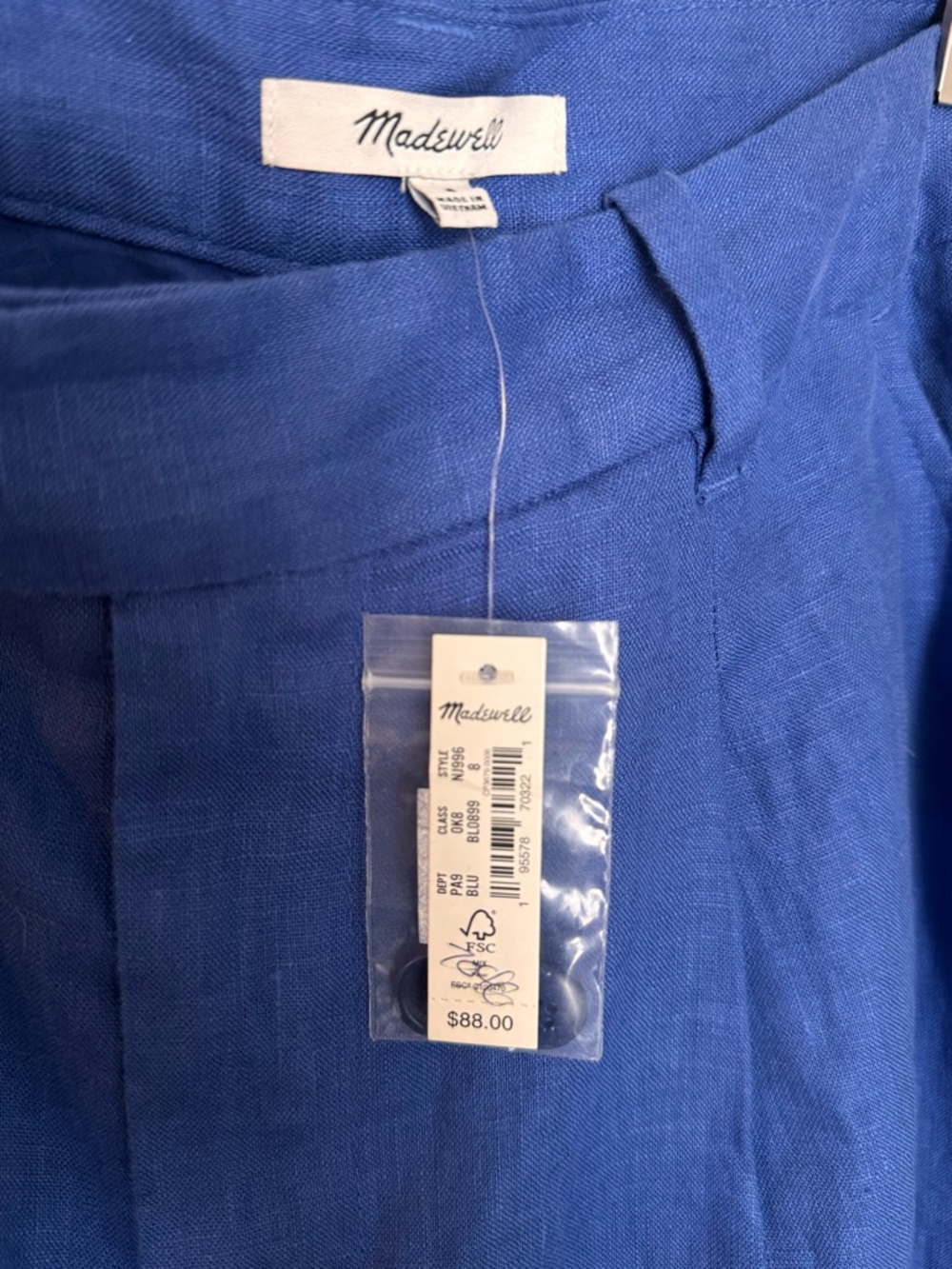 Madewell Harlow Wide-Leg Linen Pant - Picture 4 of 7